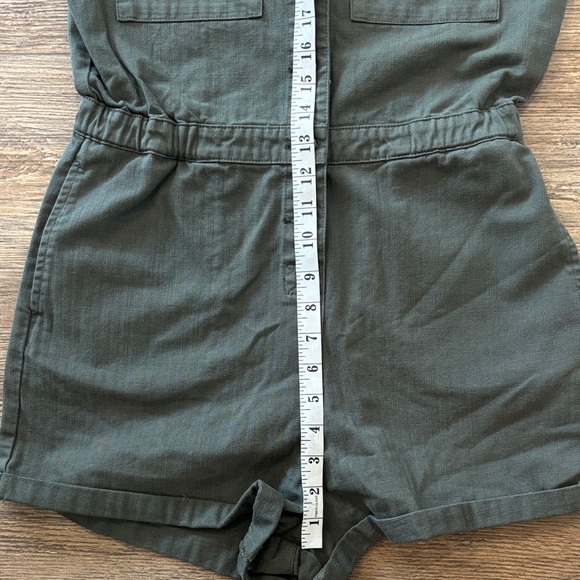 RVCA Conscious Rancher Utility Romper Jumper Women's Size Small 100% Cotton - Picture 12 of 16